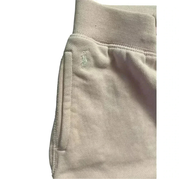 Polo Ralph Lauren Girls' Pink Jogger Pants Size 6 Elastic Waistband - Picture 2 of 4